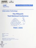 Miniatuur voor Bestand:The fifteenth text retrieval conference TREC 2006 (IA fifteenthtextret5002voor).pdf