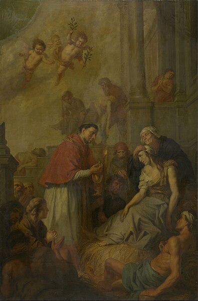File:Theodor Boeijermans - Saint Charles Borromeo Nursing the Plague Victims - S-2 - Museum of Fine Arts Ghent (MSK).jpg