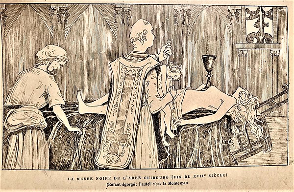 The Guibourg Mass by Henry de Malvost, from the book Le Satanisme et la magie by Jules Bois, Paris, 1903