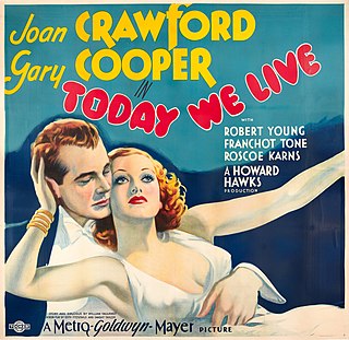 <i>Today We Live</i> 1933 film by Howard Hawks, Richard Rosson
