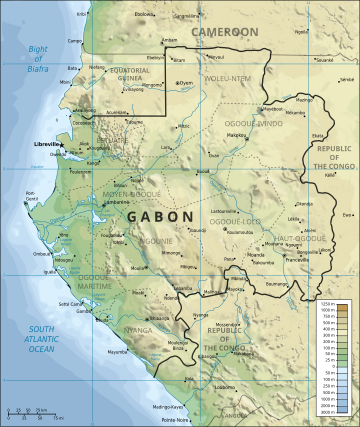 Confine tra il Gabon e la Guinea Equatoriale