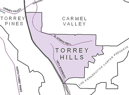 Torrey Hills Map