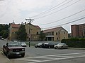 Transfiguration Greek Orthodox Church, located at 25 Friar John Sarantos Way, Lowell, Massachusetts. Northeast (back) side of building shown.