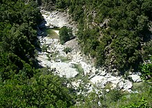 Las gargantas del Travo en la localidad de Chisa.