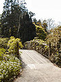 Brücke zwischen den beiden Gartenteilen