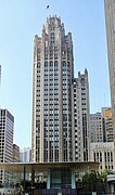 Photo de la Tribune Tower à Chicago, inspirée de la Tour de Beurre