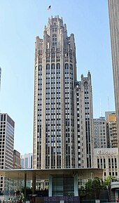 Chicago Tribune: Histoire, Opinions, La Tribune Tower