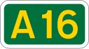 A16 road shield