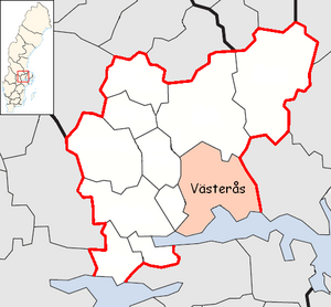 Västerås Municipality in Västmanland County.png