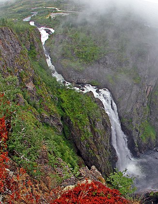 Der Vøringsfossen-Wasserfall