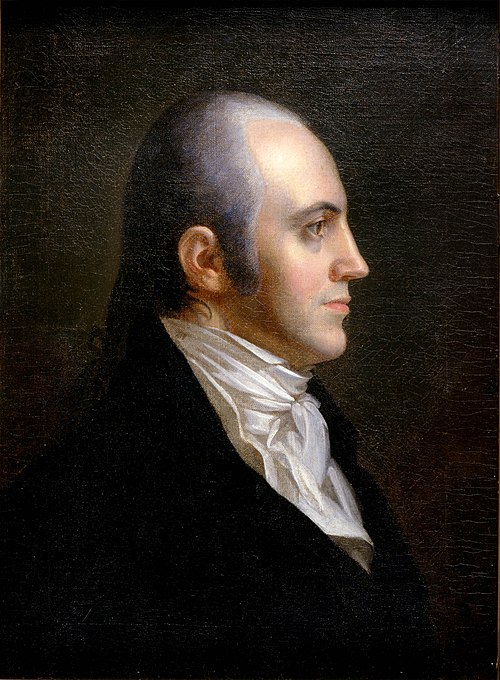 President of the Senate Aaron Burr