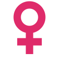 Venus symbol (heavy pink).svg