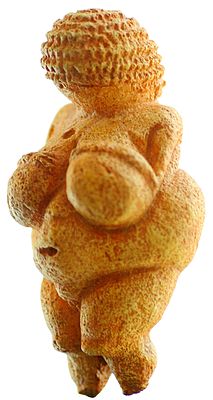 Venus of Willendorf, one of the oldest known statuettes, Upper Paleolithic, 24,000 BC-22,000 BC
