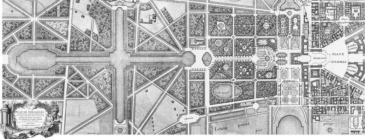 The Abbot Delagrive, Gardens and palace of Versailles,1746
