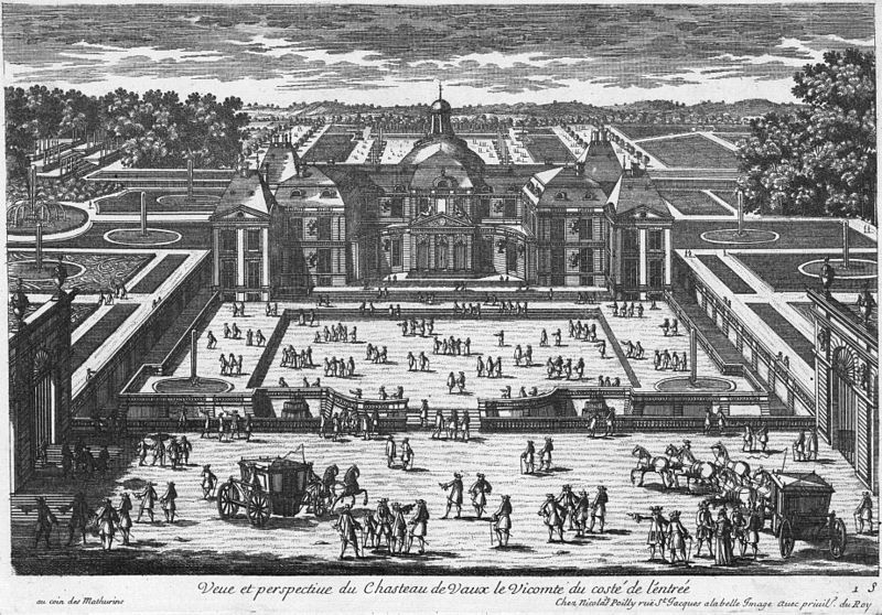 File:Veue et perspective du Chasteau de Vaux-le-Vicomte du costé de l'entrée - INHA (adjusted).jpg