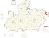 Vidhan Sabha constituencies of Madhya Pradesh (78-Sihawal).png