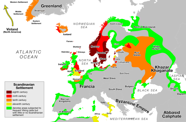 The Vikings in England (Or were they Danes?)