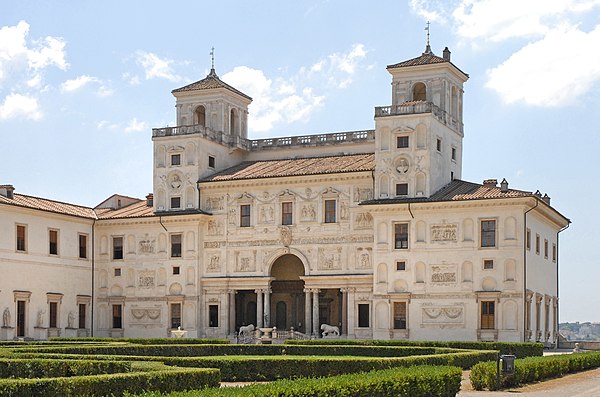 The Villa Medici as it looks today.