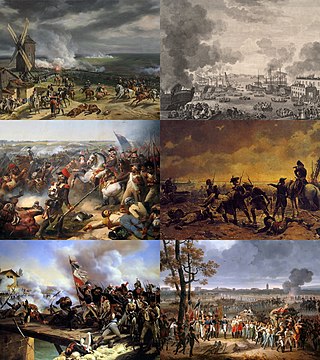 <span class="mw-page-title-main">War of the First Coalition</span> 1792–1797 set of battles between the French revolutionaries and the neighbouring monarchies