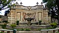 Water feature in the San Anton Palace Gardens, Malta.