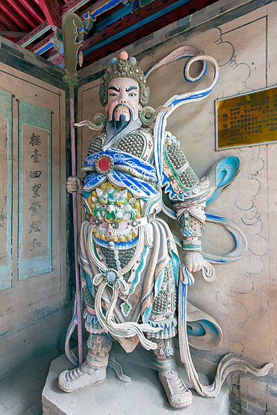 Statue of Wei Yan in the Zhuge Liang Memorial Temple in the Wuzhang Plains, Shaanxi