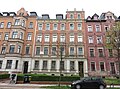 Apartment building in closed development with front garden