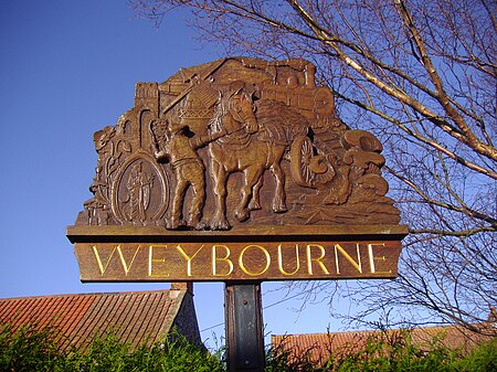 Weybourne Village sign