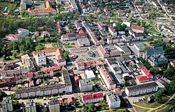 Old town in Wieluń