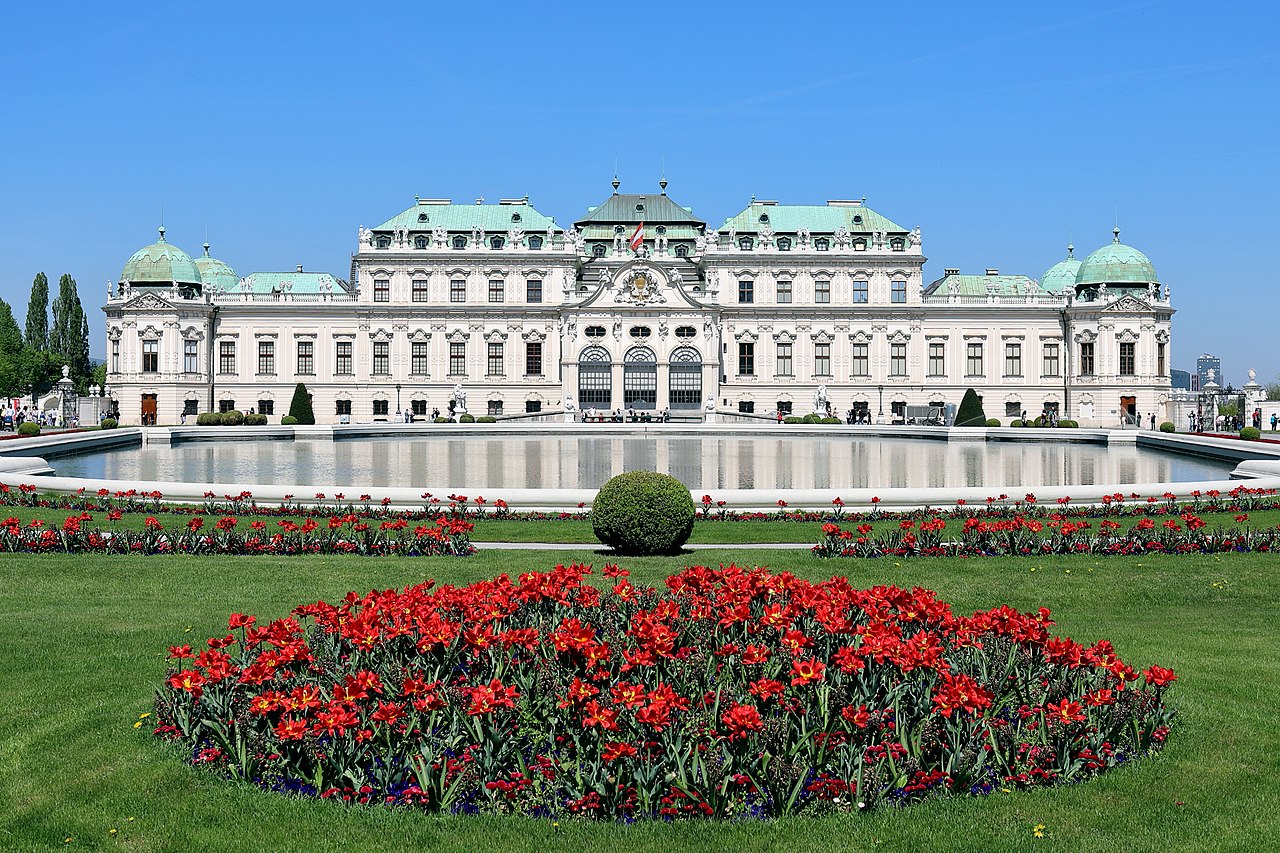 Autriche - Palais du Belvédère - Vienne 1280px-Wien_-_Schloss_Belvedere%2C_oberes_%284%29
