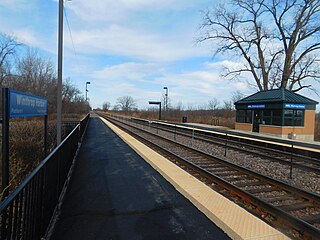 <span class="mw-page-title-main">Winthrop Harbor station</span> Commuter rail station in Winthrop Harbor, Illinois