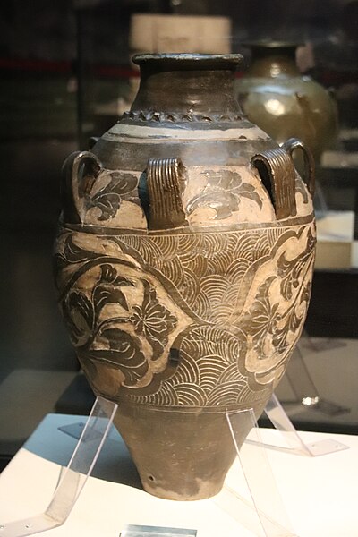 File:Xixia Glazed Pottery Vase (28052661188).jpg