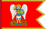 Flag of the Zaporozhian sich Zaporozhian Sich flag.svg