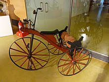 Zaragoza – Museo Bomberos – Muskelkraftgetriebenes Dreirad 1885