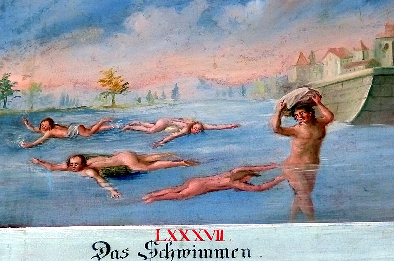 File:Zlatá Koruna KLoster - Schule Schautafel 4 Schwimmen.jpg