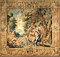 "Chariclea Led Away by Pirates" (ca. 1634-35), tapestry from the workshop of Raphael de la Planche based on design by Simon Vouet.jpg