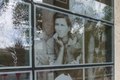 "From the Outside In," a display of photographs on the atria windows of the Harry Ransom Center, an archive, library and museum at the University of Texas at Austin LCCN2014632365.tif