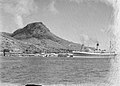 "Managua" cruise ship by an island (AM 88214-1).jpg