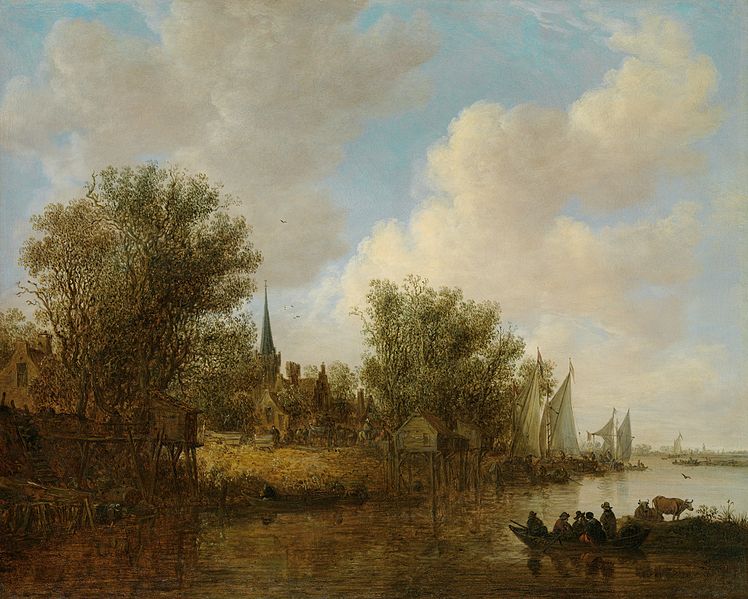 Αρχείο:'A River Landscape with a Parish Church' by Jan van Goyen, 1651.jpg
