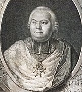 Portrait du cardinal de Pierre de Benis par Domenico Cunego in Musée Toulouse-Lautrec Albi