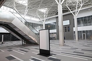 Salón principal de la nueva terminal