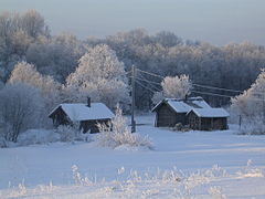 Des maisons du village.