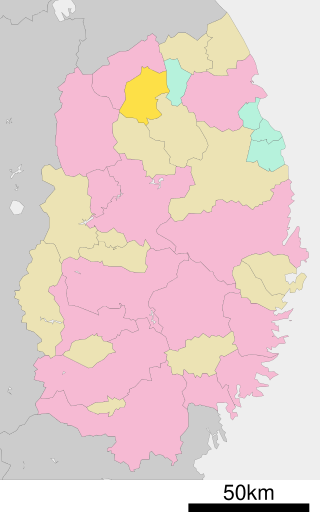 一戸町位置図