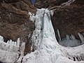 雲竜氷瀑でアイスクライミング