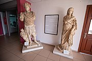 Fethiye archaeological museum.Photograph taken in Fethiye in 2019 by John Lubbock.