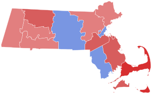 1960 Massachusetts gubernatorial election results map by county.svg