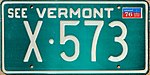 1972 Vermont license plate A1234 combo.jpg