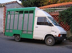 Right side view of the van