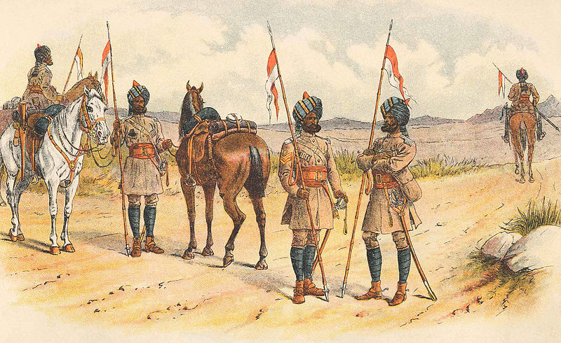 File:1ST BOMBAY LANCERS, FIELD SERVICE KIT 1885.jpg