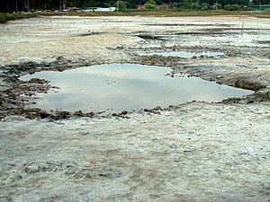 Àrea balneària amb fang sapropèlic a Turda, Romania