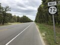 File:2018-05-22 10 19 39 View west along New Jersey State Route 72 (Barnegat Road) just west of Savoy Boulevard in Woodland Township, Burlington County, New Jersey.jpg